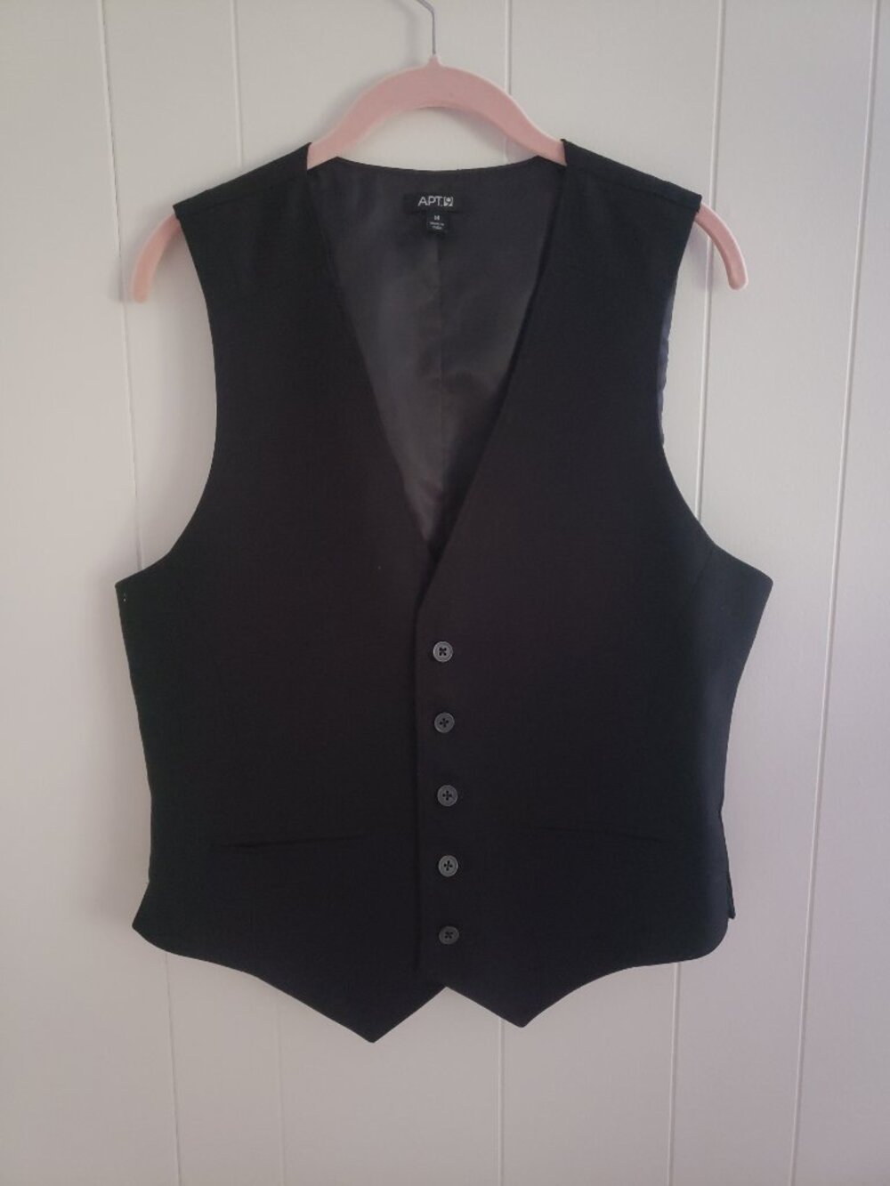 APT. 9 Black Vest Size M